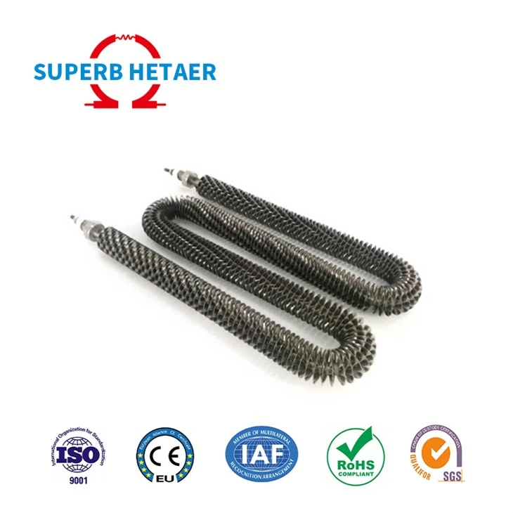 220V 1200W Double U Type Electric Stainless Steel Air Tubular Fin Heater